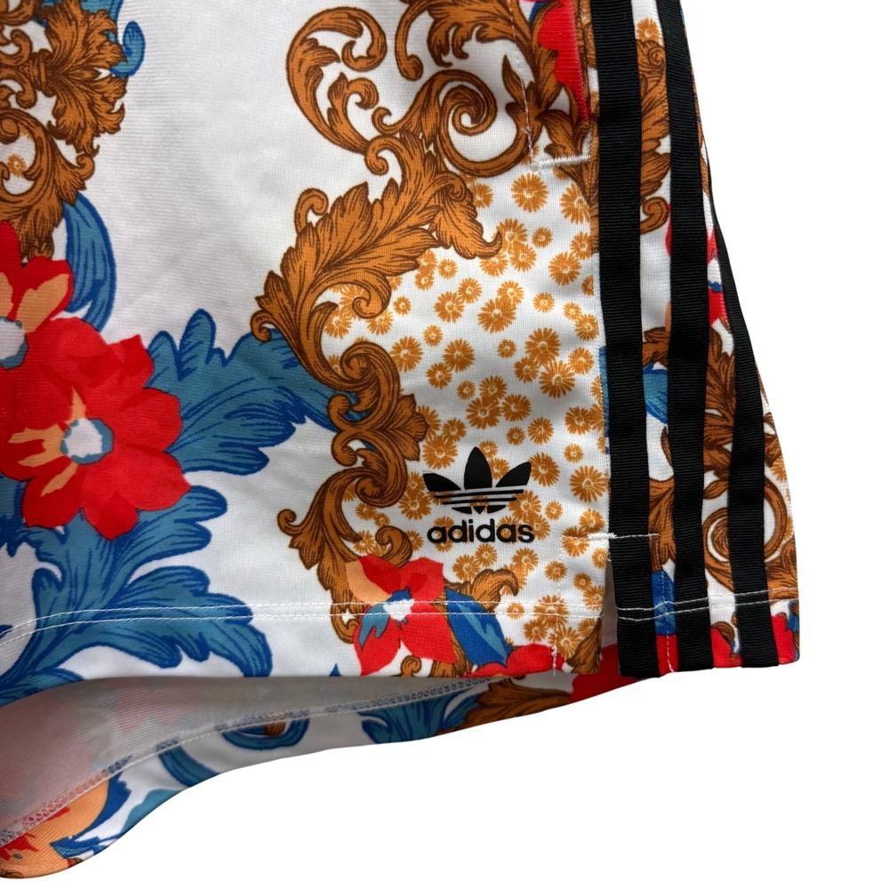 Adidas Originals HER Studio London Floral Baroque Shorts Multi Color Womens M - Picture 5 of 8